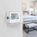 Thermostat Lock Box with Key 7.28x4.72x2.24 Inches Clear Plastic – Prevents Unauthorized Temperature Changes for HVAC Systems – for Home, Office, Schools, Property Managers