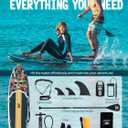 106 Inflatable Stand Up Paddle Board (SUP) for Adults and Youth with Non-Slip Deck Complete Accessories Kit, for Fishing, Yoga, Fitness & Family Fun