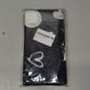 Black Cream White Valentines Pillow Covers 18X18 Set of 2, Valentine's Day Love Heart Print Decorative Throw Pillow Covers Outdoor Farmhouse Holiday Decorations Cushion Case Couch Sofa Bed Decor