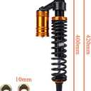 OUMURS 2Pcs 400mm Adjustable Motorcycle Air Shock Absorber Fit for Honda Suzuki Yamaha Kawasaki ATV Go Kart Quad Dirt Sport Bikes