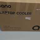 llano V13 Gaming Laptop Cooler, Laptop Cooling Pad Stand with 5.5inch External Cooling Fan, Fast Cooling Computer Laptop 15.6-21in, Adjustable Speed, Touch Control, 3-Port USB A, A Mouse Pad Included