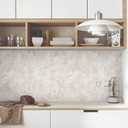 2 x Heroad Beige Brown Wallpaper Floral Wallpaper Peel and Stick Boho Contact Paper Vintage Wall Paper Removable Self-Adhesive for Bedroom Cabinets Decoration Thicken Vinyl 17.3" x 78.7"