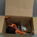 Drain Auger, Clog Remover with Drill Adapter, 25 Feet Flexible Plumbing Snake Use Manually or Powered for Kitchen, Bathroom and Shower Sink, Comes with Gloves (orange)