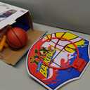 Kiddie Play Toy Basketball Hoop Arcade Game Set with 4 Balls & Air Pump, Indoor Outdoors Sports Toys for Kids