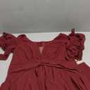 VOUIAO Women's Plus Size Bridesmaid Dresses Chiffon Wedding Guest Summer Maxi Dress Elegant Prom Evening Party Cocktail Gown Burgundy 2XL