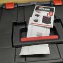 Stack N Roll 4-Piece Rolling Tool Storage System Includes Large Rolling Tool Box, 2-Drawer Tool Box & 2 Tray Organizers | Modular Stackable Tool Storage with Wheels for Garage & Workshop