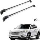 MotorFansClub Roof Rack Cross Bars Fit for Hyundai Tucson 2016 2017 2018 2019 2020 2021 Cross Bars Baggage Cargo Luggage Aluminum (2 PCS)
