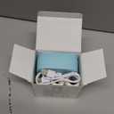 Mini Sticker Printer AHM2, Mini Thermal Printer with 3 Rolls Paper, Portable Bluetooth Inkless Printpods, Pocket Label Maker Suitable for Creative Kids DIY, Diaries, Photos, Study Notes - Blue