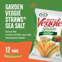 Sensible Portions Veggie Straws, Sea Salt Flavor, Gluten-Free Chips, 7 Ounce Bag, 12-Pack (EXP 07/22/26)