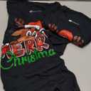 Merry Christmas Reindeer Men Women Family Matching Reindeer T-Shirt , XL, XXL