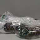 2 Pack,16 OZ Amber Glass Bottles Boston Round Sample Refillable Bottles with Black Caps, Perfect Glass Containers for kombucha, Secondary Fermentation,Storing condiment,Homemade Essential Oils