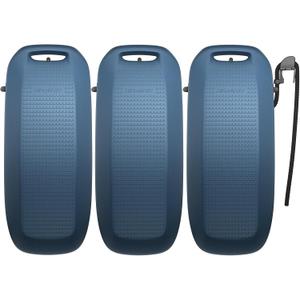 Ehaho Pontoon Boat Fenders, Boat Bumpers for Docking, High-Density EVA Foam with Secure Fit Lip and Locking Clips for Hull Protection, 23.8"L x 10"W x 8"H