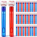 Hollowfly 36 Pcs Baseball Party Favors Baseball Bubble Wands Bulk for Birthday Party Supplies Piata Goodie Bag Stuffers Carnival Prizes Summer Gifts