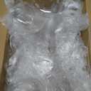 Kingrol 15 Pack Ornament Discs, 3.15 Inch Clear Plastic Fillable Ornament Ball for DIY Craft Projects, Christmas, Wedding, Party, Home Decor