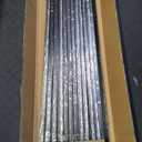 25 Pack Deck Balusters 38" x 3/4" Staircase Baluster, Diameter 3/4" Metal Deck Spindle and Stairs Railing,Hollow Square Black Deck Balusters for Deck Railing Porch