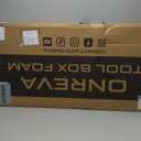 ONREVA Tool Box Foam 3Pack 48x24x1 inch, Foam Inserts for Cases, Polyethylene Tool Foam Sheets, Drawer Liner Foam, Toolbox Kaizen Organizer and Storage Tool Shadow, Black