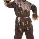 Spooktacular Creations Halloween Boys Scarecrow Costume, Kids Scary Scarecrow Dress-up for Role-Playing