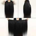 16A Raw Straight Bundles Human Hair 3 Bundles,18 20 22 Inch,Triple Lifespan,Burmese Virgin Remy Hair Extensions,No Tangle Shedding