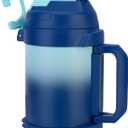 Hydraful Gallon Water Bottle, 128 oz Large Insulated Stainless Steel Sports Water Jug, Large Triple Wall Vacuum Insulation Water Bottle-Keeps Cold up to 48 Hrs-Sweat Proof, for Gym, Hiking & Camping
