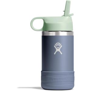 Hydro Flask Kids Water Bottle for School - Stainless Steel and Insulated with Straw Cap - 12 Oz Koala