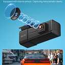 Dash Cam 2.5K 1440P Front Dashcam for Cars, E-YEEGER Mini WiFi Hidden Dashcams with App, Night Vision Car Camera, 24H Parking Mode, G-Sensor, Loop Recording, Free 32G Card, Support 256GB Max, Black
