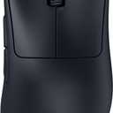 Razer DeathAdder V3 Pro Gaming Mouse: 63g Ultra Lightweight - Focus Pro 30K Optical Sensor - Fast Optical Switches Gen-3 - HyperSpeed Wireless - 5 Programmable Buttons - 90 Hr Battery - Black (1000 Hz)