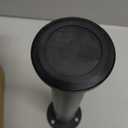 Wlrrcwdttc 4 Pcs Adjustable Bed Center Support Legs 10-17 inch for Bed Frame/Bed Center Slat, Metal Adjustable Furniture Legs for Bed/Cabinet/Sofa/Dresser/Couch/Table,Heavy Duty Bed Replacement Legs (Black)