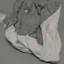 Pillowcase - Standard Size 60 x 41.5 cm - 85% Nylon, 15% Spandex Pillowcases, White & Grey