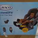 Graco Extend2Fit 3-in-1 Convertible Car Seat, 3 Modes – Rear Facing, Forward Facing Baby Car Seat and Highback Booster Seat, Adjustable Extension Panel for Extra Legroom, Cullen (Manufacturing Date: 04/28/2026)