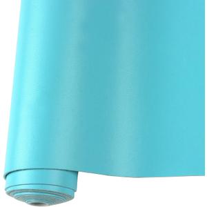 Smooth Solid Color Faux Leather Sheets Roll 12"X53" (30cmX135cm),Very Suitable for Making Crafts, Leather Earrings, Bows,Sewing (Sky Blue)
