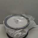 UPSKY Super Large Capacity No Spill Dog Bowl, 6.5L Stainless Steel Spill Proof Slow Water Feeder, Anti-Slip Mat for Messy Drinkers - Grey