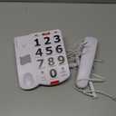 Large Number Phones for Seniors, Big Button Land Line for Seniors, 110dB+ Ringer Volume & 80dB+ Earpiece Volume, High Volume Phone, Hearing & Visually Impaired Telephone Landline Phones for Elderly