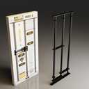 Window Bars - SWB | Adaptable Security Bars for Windows | Model A | Easy and Quick Installation | Adjustable Window protections | Modular System, Price is per 1 Module (Image Shows 3 modules)., Grande