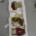 Ceramic Mushrooms Figurine Garden Decor, Lawn Mushrooms Decor, Garden Pots Decoration, Set of 4, 3 Inches High