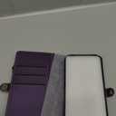 Defencase Compatible with iPhone 17 Case Wallet with RFID Blocking Card Holder for Women and Men, Fashion PU Leather Magnetic Snap Flip Zipper Strap Wallet Phone Case for iPhone 17 6.3", Purple