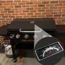 2026 Upgraded Lid for Blackstone Griddle Lid 28 Inch, BBQ Future Hinged Hard Cover with Thermometer & Reinforced Hinge Compatible with 28" Models 1517 2206 1853 1885 & More
