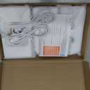 2 Way Intercom for Home Upgraded, Portable Wireless Intercom System for House with 5 Level Volume and Ringtones Adjustment Rechargeable for Hospital Hotel Office Business 2 Pack(White)