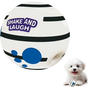 Glow in The Dark Dog Toys Ball, Interactive Dog Ball, Shaking with Gibbering Sound, XS, 2.75 in (7 cm) (Luminous)