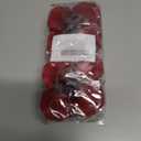 2 x CO-RODE 1200pcs Wedding Decoration Silk Dark Red and Burgundy Rose Petals, Artificial Flowers(Burgundy)