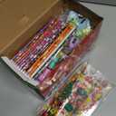 172 Pcs Christmas School Stationery Set, Christmas Party Favors Xmas Classrooms Reward Prizes Bulk for Students Kids Xmas Stocking Stuffers School Goodie Bag Fillers