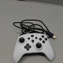 UGAME Wired Xbox Controller for X Box Series X S One PC PS4 Switch, Gaming Control Controllers with 1000Hz Polling Rate No Drift Stick, Custom Paddles Turbo Remote, RGB Light White Gamepad