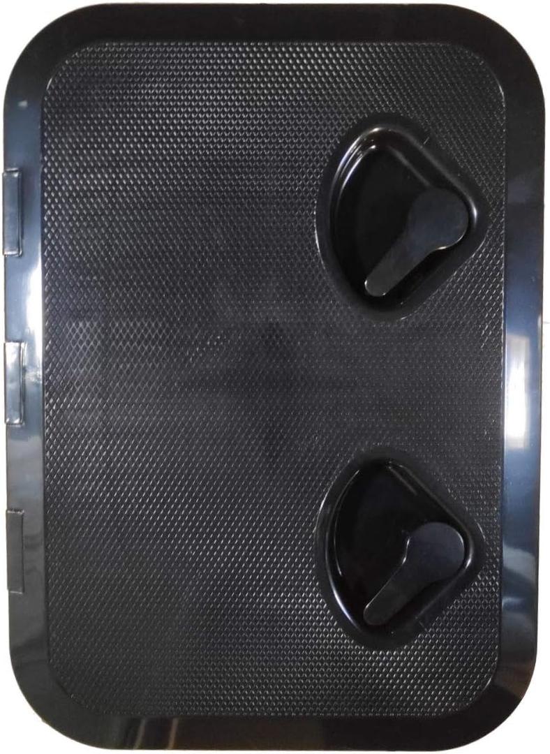 SEAFLO Marine Deck Access Hatch & Lid - (17.3" x 12.4") (Black)