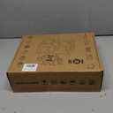 Nnewvante Couch Cup Holder, Bamboo Silicone Couch Caddy with 360 Rotating Phone Stand, Sofa Bed Organizer with Anti-Slip Pad,Snack Drink Holder with Carry Handle,12x10inch (12in, Dark Gray)