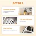 Hand Juicer Squeezer, Heavy Duty Fruit Juice Squeezer Handheld, Manual Juicer Hand Press with Ergonomic Grip, Cast Iron Juice Extractor for Lemon, Citrus, Orange, Lime, Grapefruit, Pomegranate (1PC)
