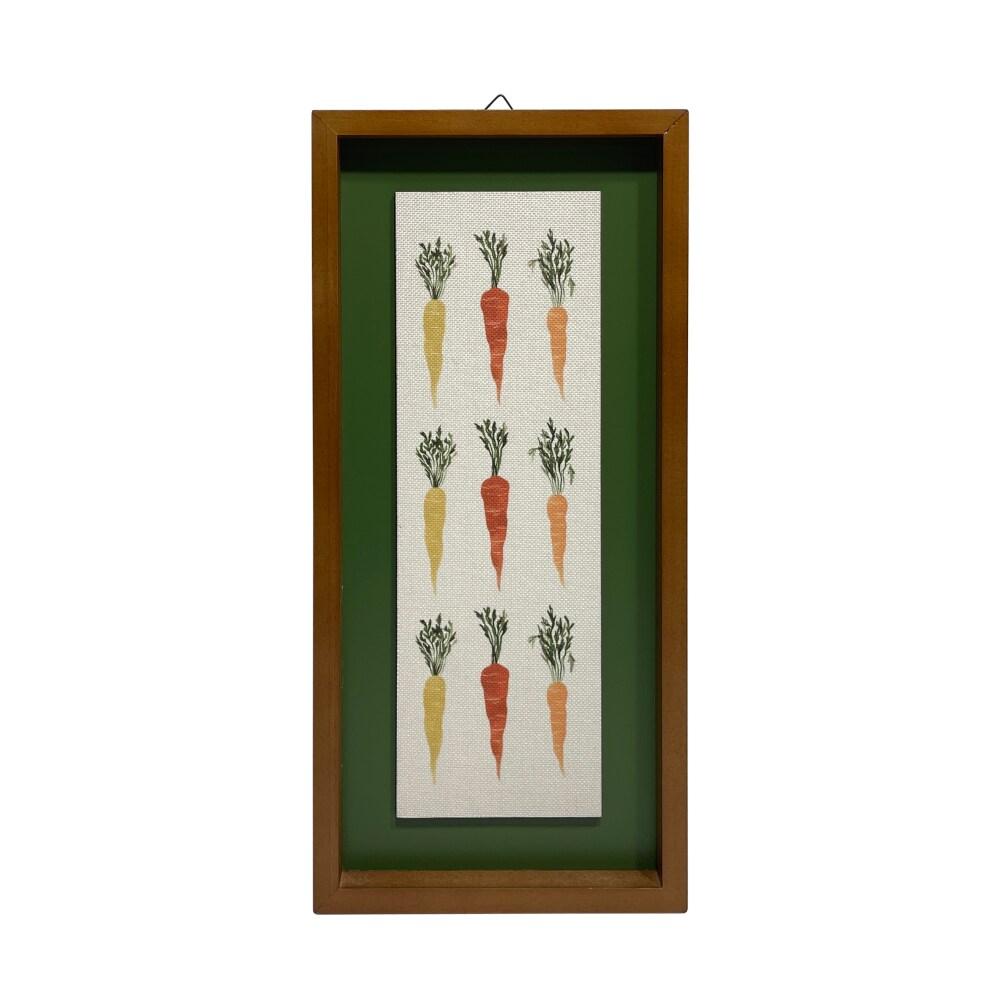 Holiday Home Carrots Wall Sign, 19in, Pack of 2