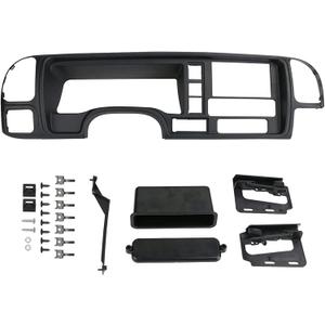 PACEWALKER Car Radio Stereo Dash Panel Kit DP-3003 Double Din Compatible with 1995-2002 for GM SUV/Truck Black