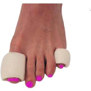 Dr. Jill's Foot Pads, Y1855, Tubefoam, 3 Inch Pieces, 16 Count, Size Large, 1"