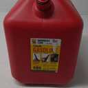 Midwest Can 5610 Safe-Flo Auto Shut Off 5 Gallon Gas Can – Durable Fuel Containers Red - 1 Pack