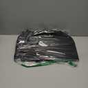 LUCMO Car Backseat Organizer with Tablet Holder,6 Storage Pockets Car Storage Organizer with Foldable Food Tray,Protectors Kick Mats Travel Accessories-Black