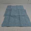 Deconovo Decorative Throw Pillow Covers - Set of 2 Soft Linen Cushion Covers, 23×23 Inch, Green & Machine Washable Pillowcases for Sofa, Bedroom, Living Room Décor, Coral Green